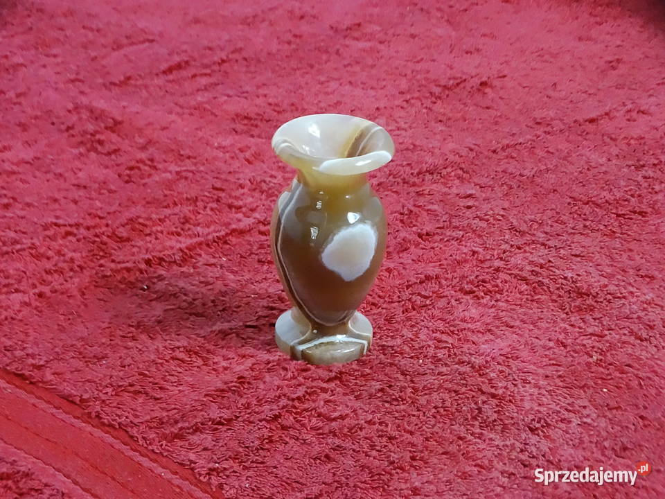 Vintage świecznik z naturalnego ONYKSU Boho Loft Świeczniki Dom i Ogród sprzedam