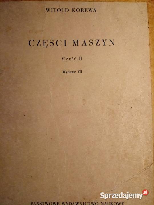 CZĘŚCI MASZYN cz1 cz2 cz3 Olkusz