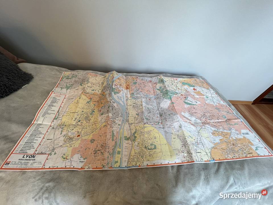 Lyon mapa podkarpackie Jasło sprzedam