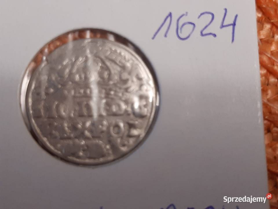 moneta srebrna Zygmunt III Waza z 1624r Numizmatyka