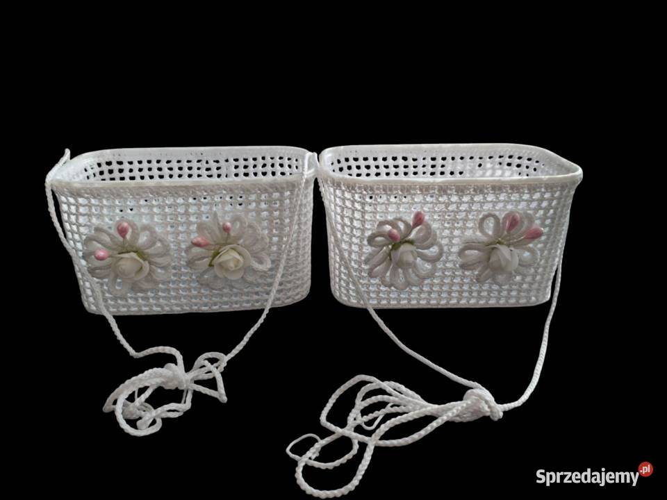Koszyczki bliźniaczek do sypania kwiatków na