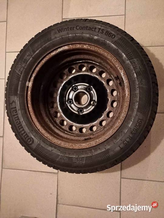 19565 R15 koła z oponami zimowymi Continental Lubliniec
