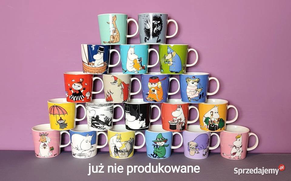MUMINKI kubek Moomin Arabia Finland 400 ml ABC E Jasień