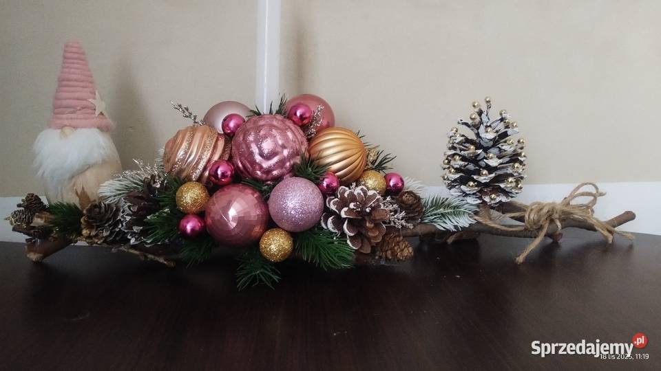 Stroik świąteczny bożonarodzeniowy na komodę Malkowice