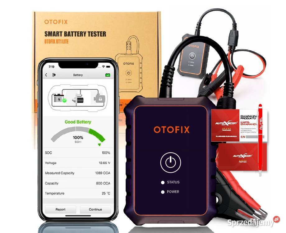 OTOFIX BT1 Tester Akumulatorów Aplikacja IOS Gorzów Wielkopolski