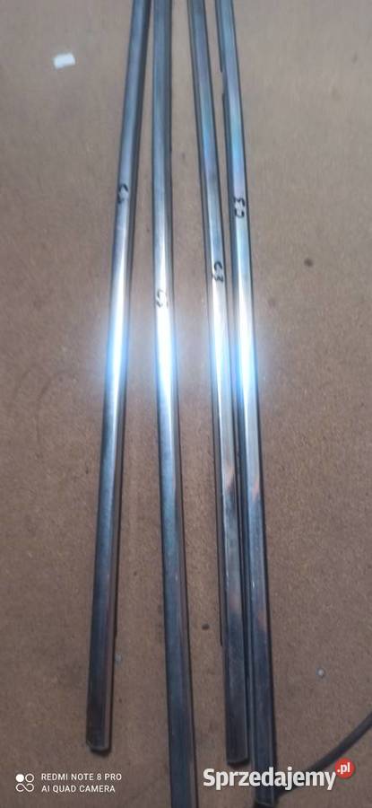 bmw e39 listwy zgarniajace chrom komplet śląskie