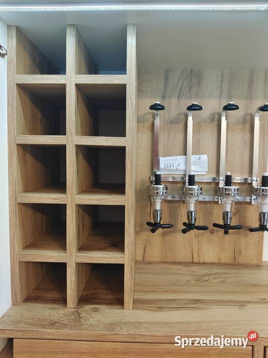 Bar szafa barek bar na alkohole wysoki połysk