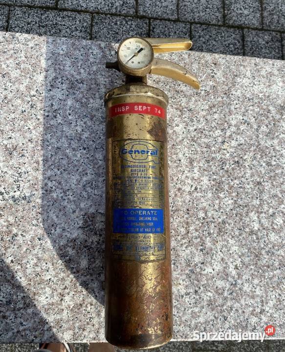 Retro gasnica samolotowa USA Aircraft lata 70 dolnośląskie Bolesławiec