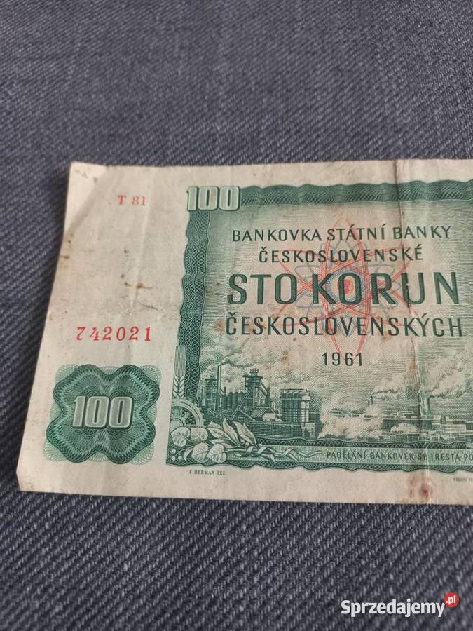 100 koron 1961r