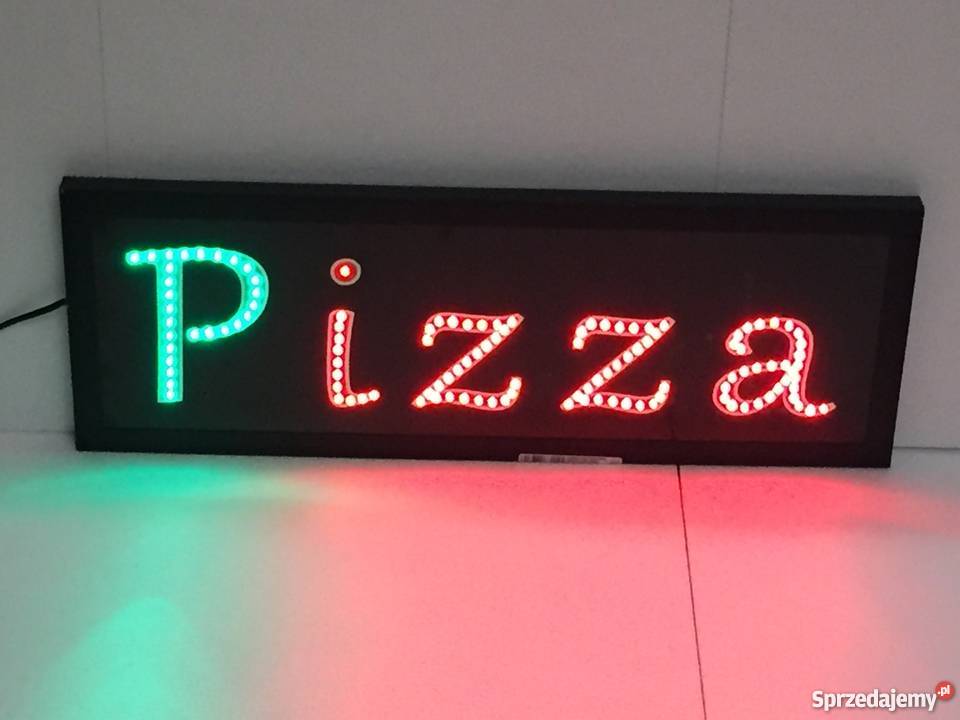 PIZZA LED reklama 70x25 NOWA Zewnętrzna 230V Pomiechówek