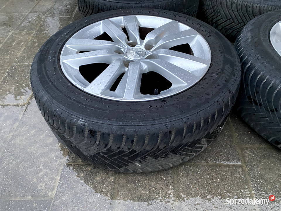 Felgi aluminiowe Peugeot ORYGINALNE 16 5x108 7J Średnica 16" Łuków sprzedam