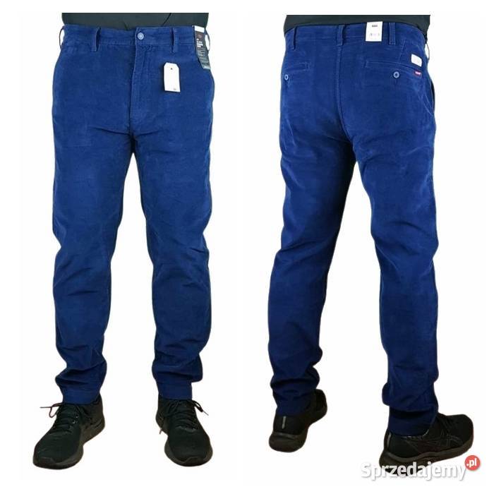 Męskie sztruksy Levis XX Chino niebieskie Levis Rozmiar 44(XXL) Tarnowskie Góry