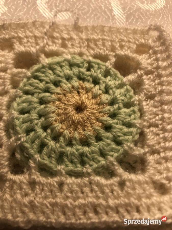 kwadrat babuni pled poduszkanarzuta na mazowieckie Zegrze