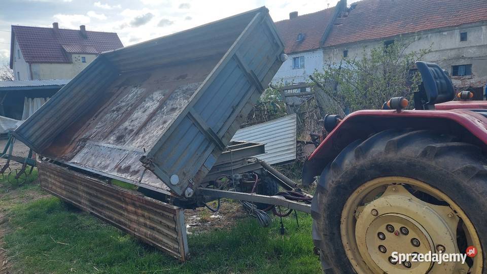 Przyczepa wywrotka d732 dolnośląskie Tyniec nad Ślęzą