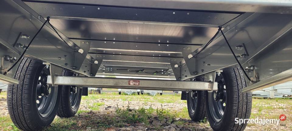 Przyczepka platforma 3x15 TEMARED tandem 750DMC Piła
