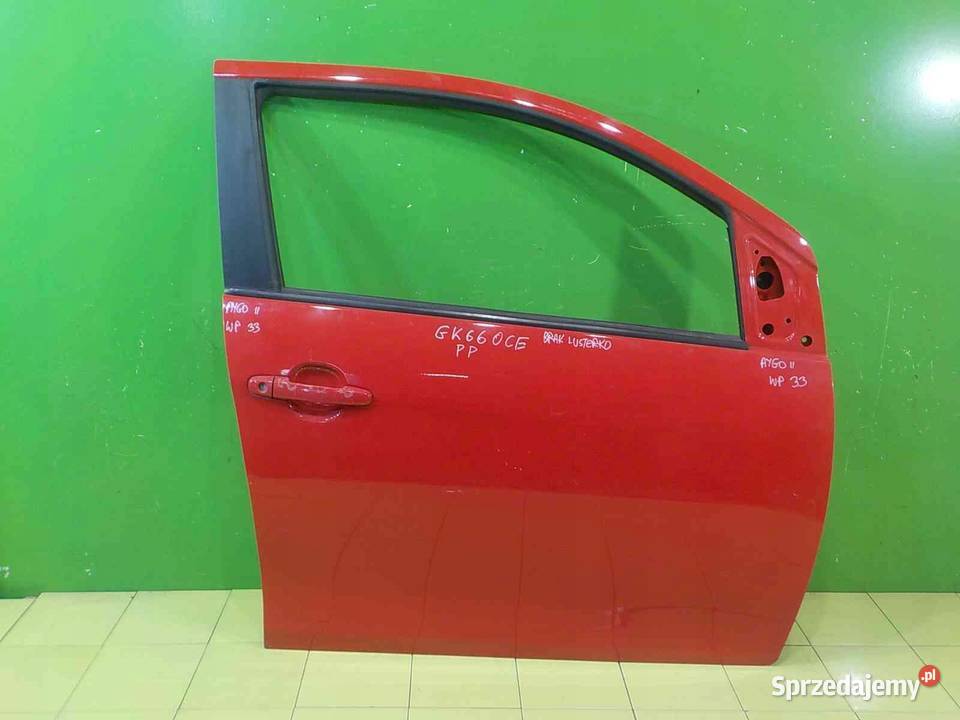 TOYOTA AYGO II 10 VVTI 16r HB 5D drzwi prawe osobowe
