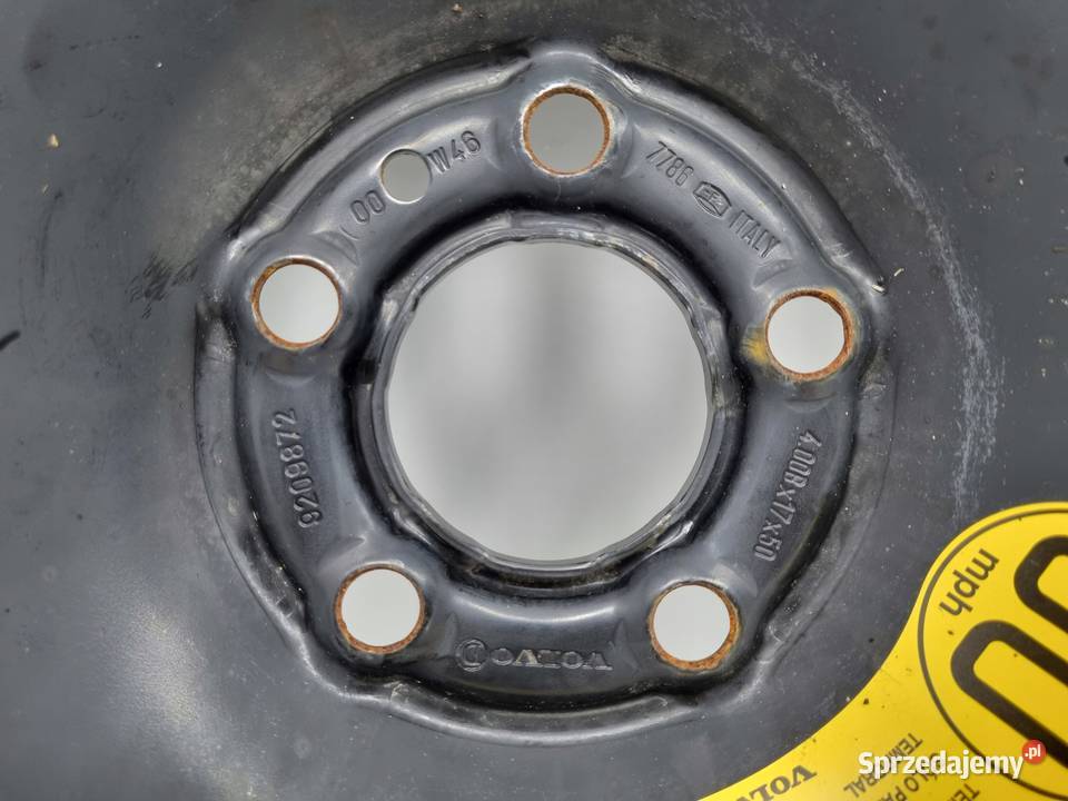 KOŁO DOJAZDOWE 12580 R17 9209872 5x108 lubelskie sprzedam