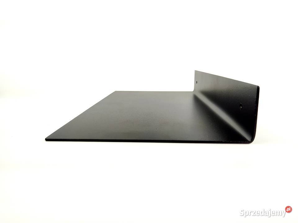 Półka metalowa czarna wisząca 30 loftowa 4.5cm Szafy, regały, półki Kraków