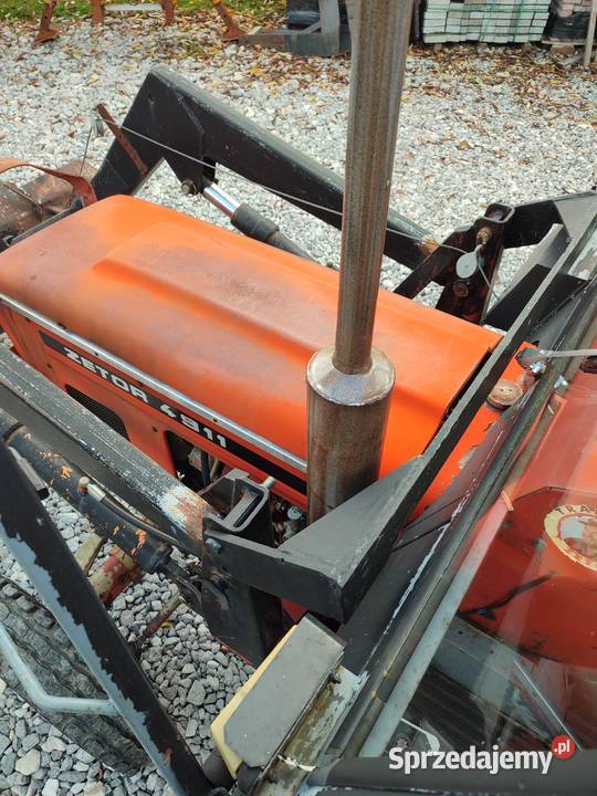 Zetor 4911 z tirem i łyżką świętokrzyskie Nowa Słupia