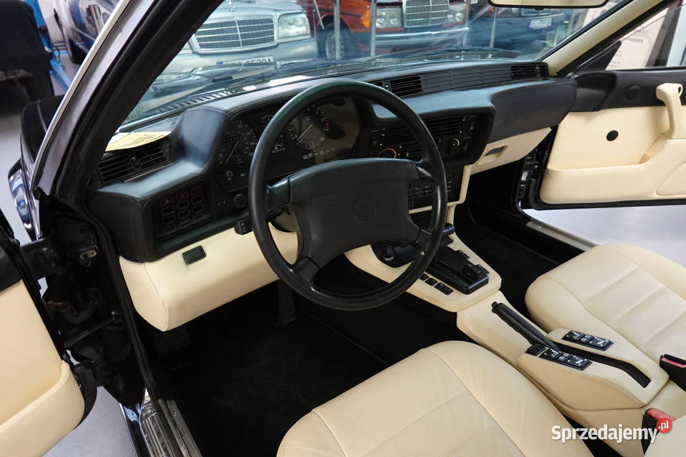 BMW 635 CSi 1987 E24 35 l czarne waniliowe nieuszkodzony Zgierz