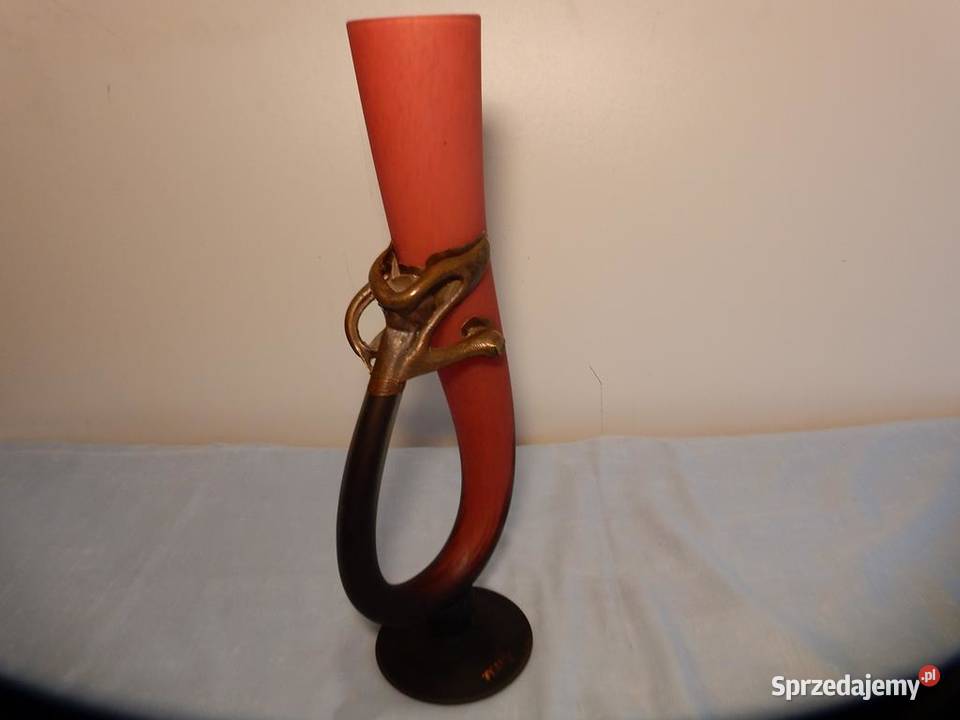 Kolekcjonerski Wazon Franz Collection Czerwona wielkopolskie Piła