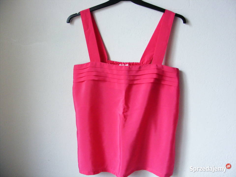 Bluzeczka na ramiączkach 38 40 fioletowa różowa dolnośląskie Oborniki Śląskie sprzedam