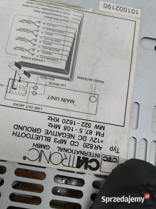 RADIO CLATRONIC AR820 Hyundai Santa Fe I