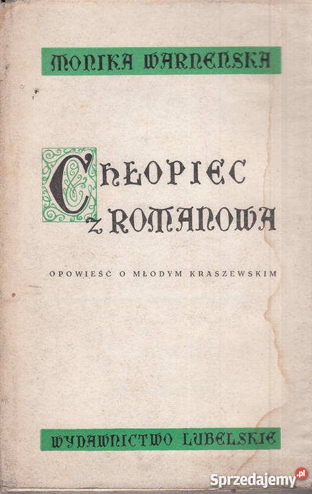 02826 CHŁOPIEC Z ROMANOWA OPOWIEŚĆ O MŁODYM Kultura i Rozrywka