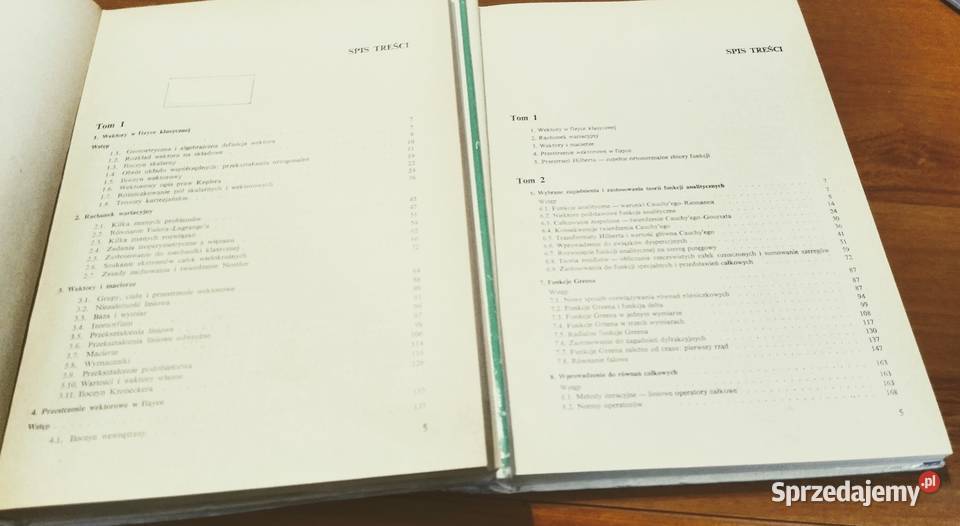 Matematyka w Fizyce Klasycznej i Kwantowej Tom 1 Gdańsk