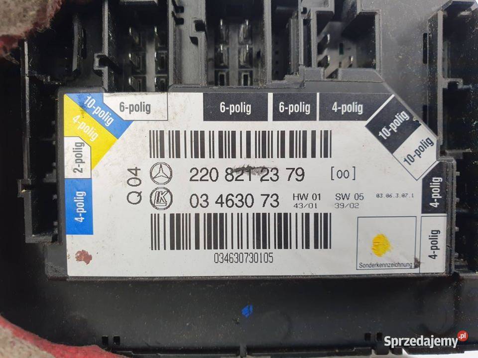 MODUŁ MERCEDES W 220 LIFT 8208212379 kujawsko-pomorskie Lipno