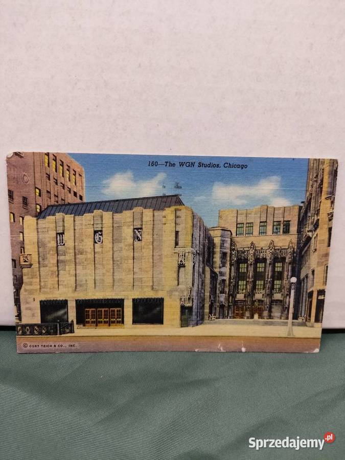 Pocztówka widokówka budynek WGN Studios w sprzedam