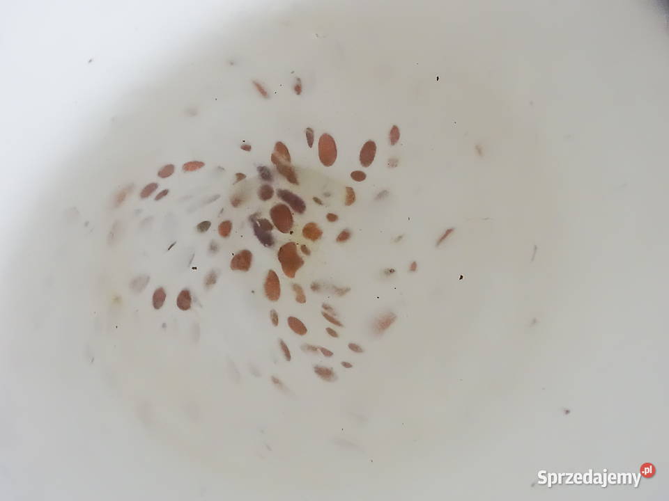 Wazon dekoracyjny szklany efekt marmuru wzór Biłgoraj