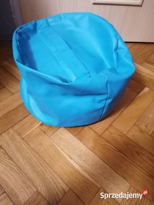 Puf poduszka miękka odcienie błękitu pomorskie Gdańsk