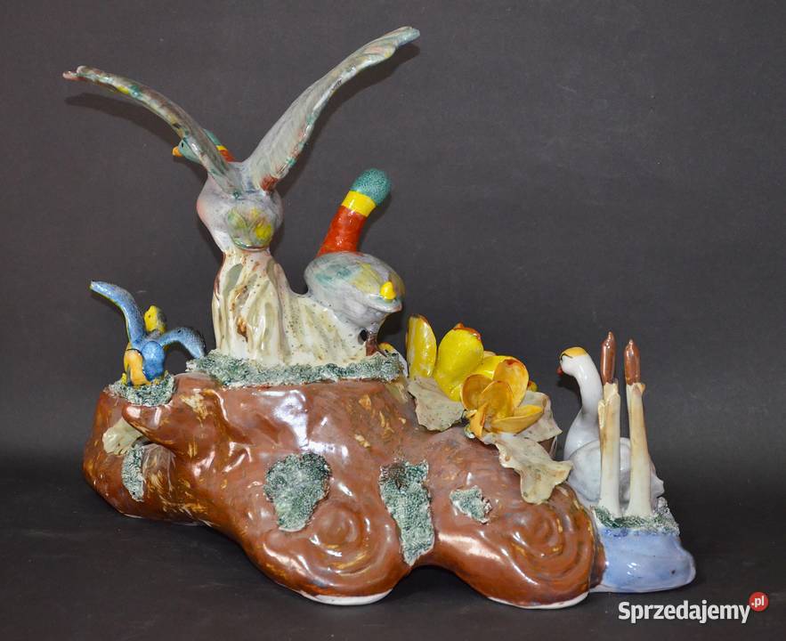 Porcelana Roceram Dzikie kaczki Ptaki wodne