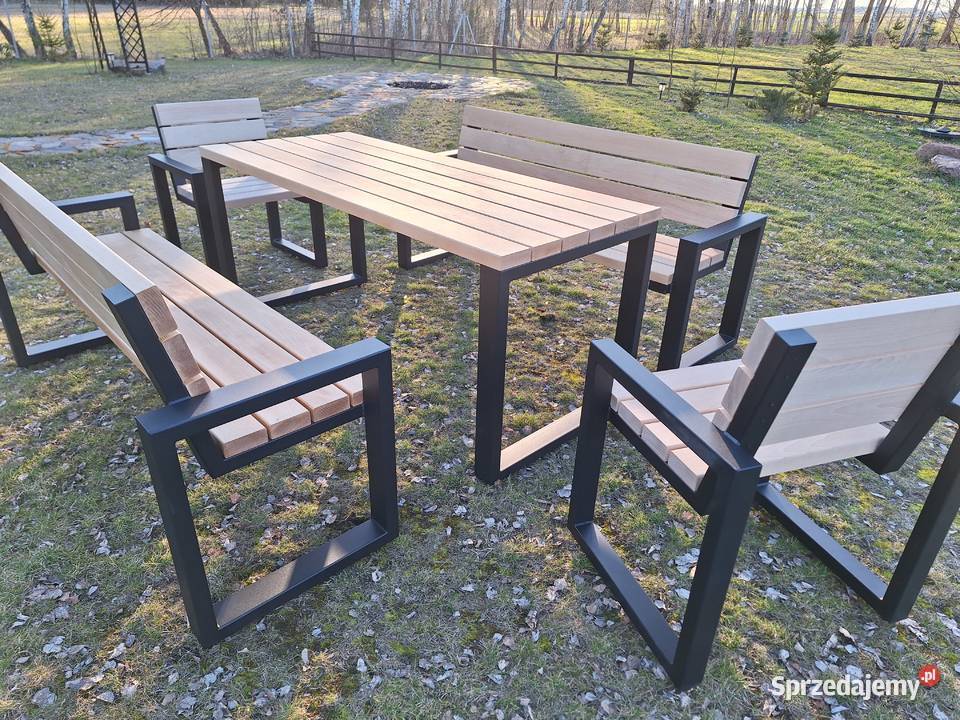 Nowoczesne Drewniane Meble Ogrodowe Buk Metalowe Bielsk Podlaski
