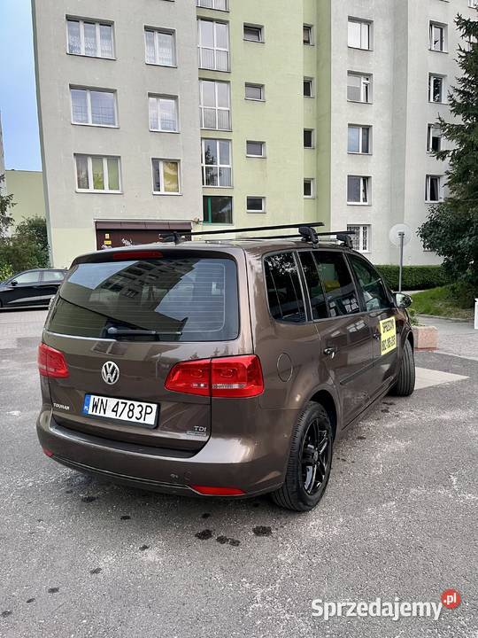 Rodzinny Volkswagen Touran 16TDI 2013r mazowieckie Warszawa