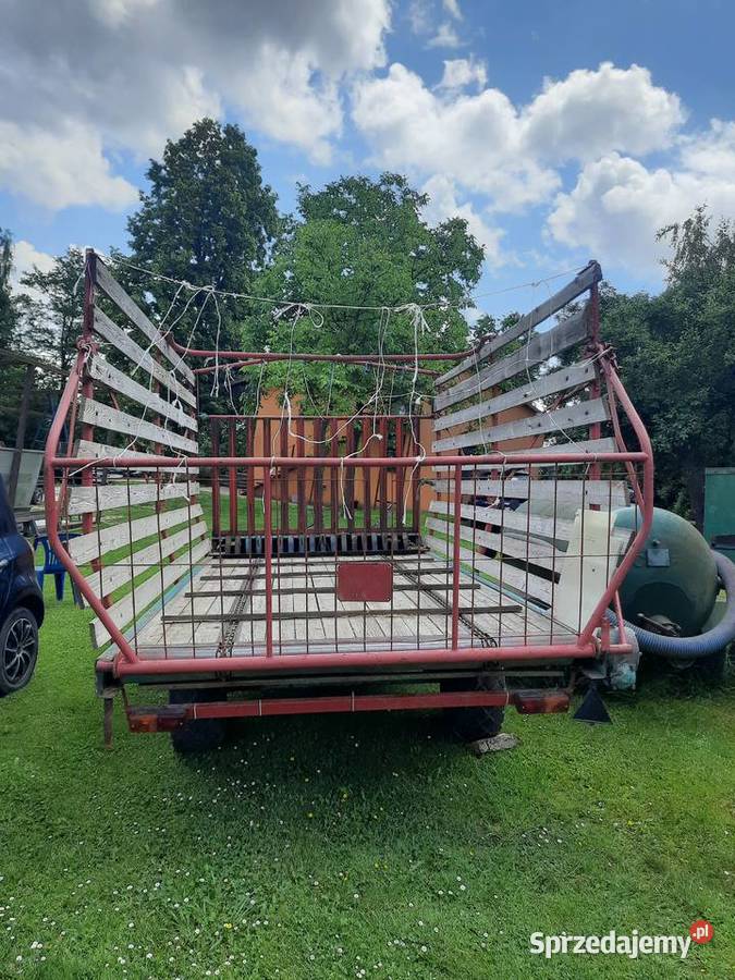 Przyczepa zbierająca Maszyny rolnicze Wielopole Skrzyńskie