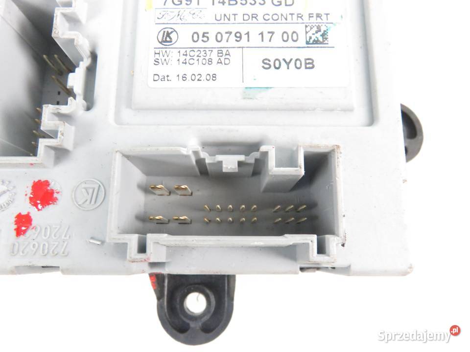 MODUŁ DRZWI JAGUAR XF I X250 7G9T14B533GD sprzedam