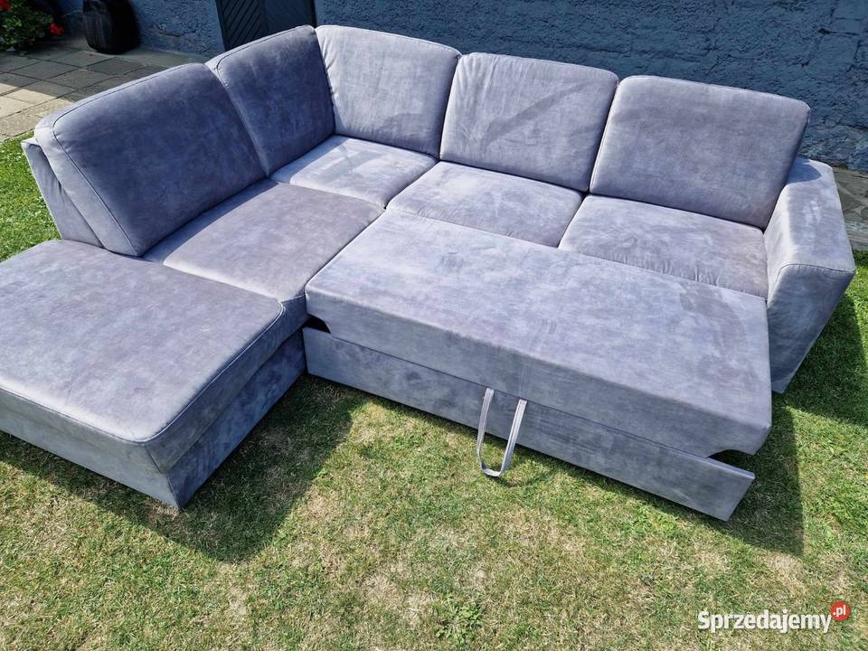 Naroznik z funkcją spania i pojemnikiem łódzkie Sokolniki