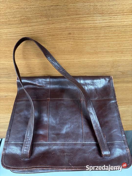 Skórzana torebka damska f Cholewiński używana Zbąszynek