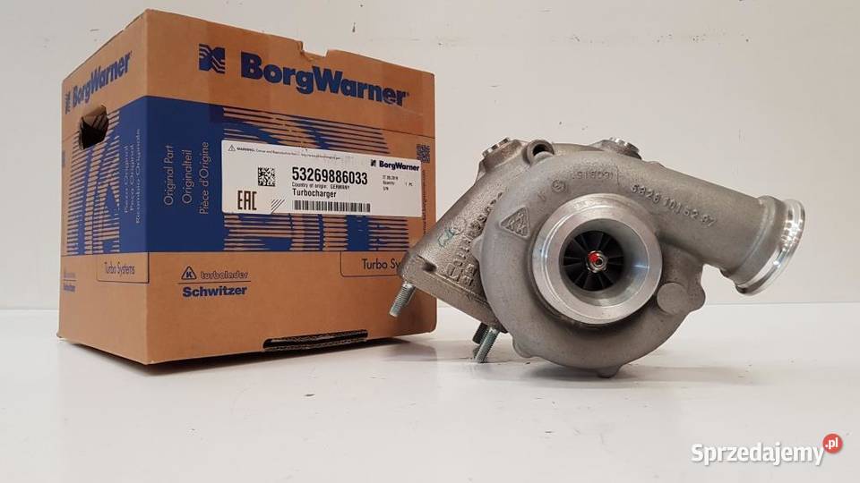 Nowa turbosprężarka BorgWarner 53269886033 osobowe Siedlce