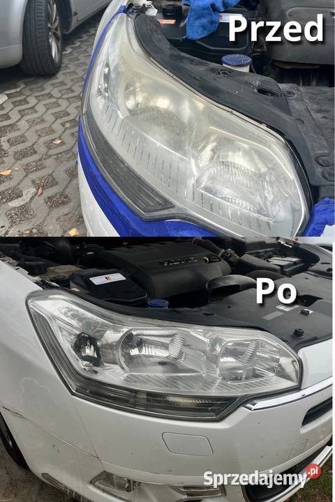 Polerowanie reflektorów Regeneracja