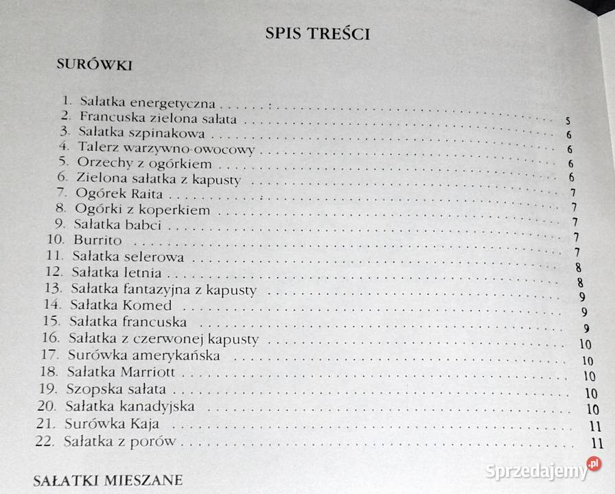 Sałatki zdrowia Maja Błaszczyszyn Rok wydania 1991 lubelskie Chełm