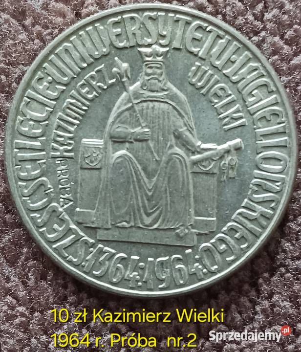 10 Kazimierz Wielki 1964 r Próba 2 Konin sprzedam