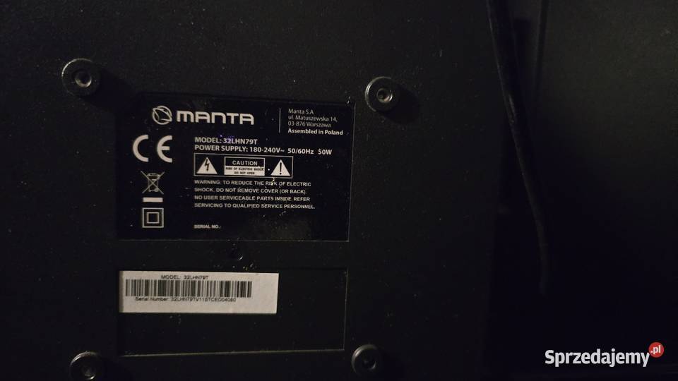 TV Manta 32 cale LED Zamość