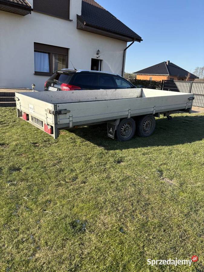 Duża przyczepa samochodowa Ackermann Konin sprzedam
