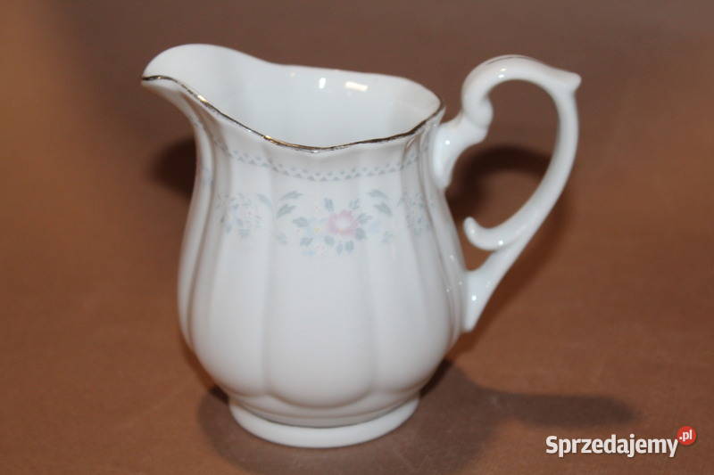Porcelanowy mlecznik w kwiaty 1158 zachodniopomorskie Szczecin