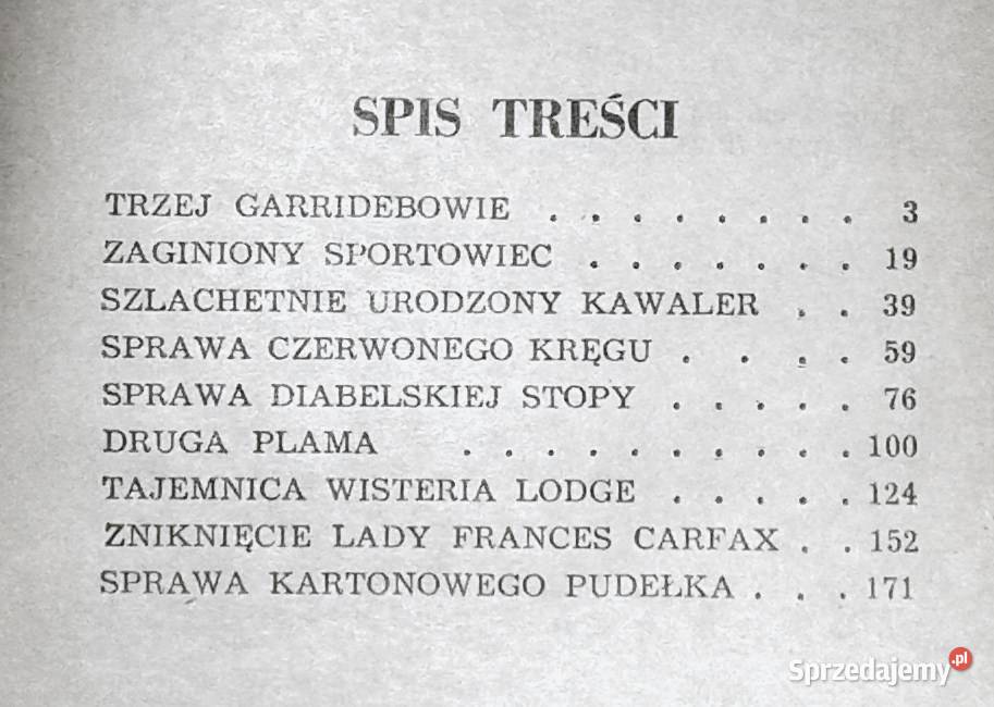 Ostatnia zagadka Sherlocka Holmesa Arthur Conan Rok wydania 1990 lubelskie Chełm