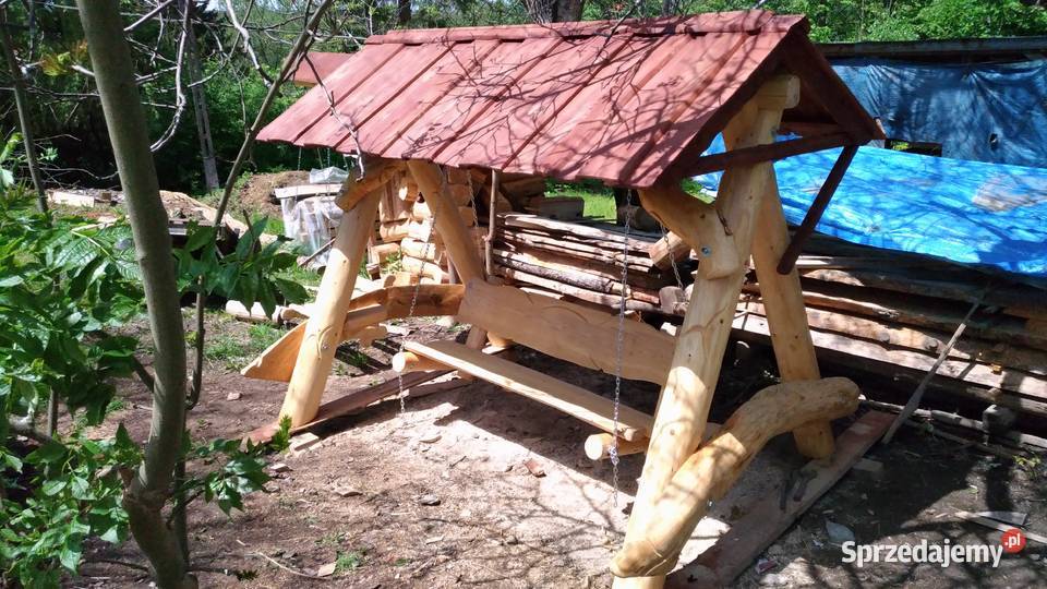 huśtawka góralska 3m z daszkiem trzciny Pozostałe podkarpackie Bircza