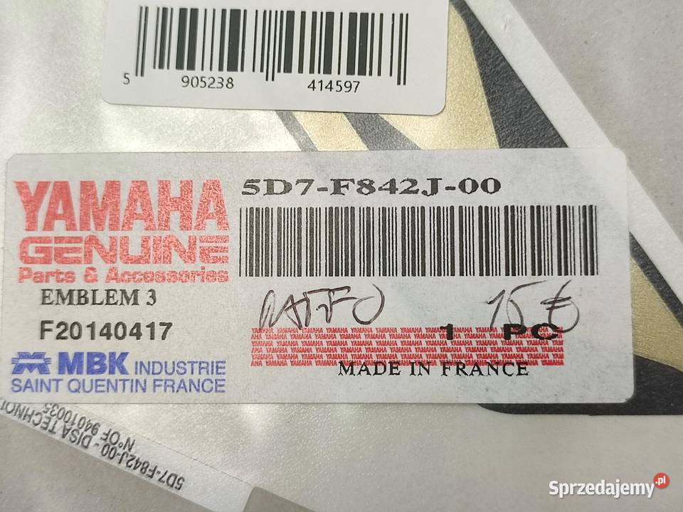 NAKLEJKA R125 NA PRAWY BOCZEK YAMAHA YZFR125 lubelskie